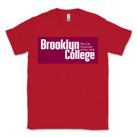 Red Brooklyn College Classic Tee - linhVisuals