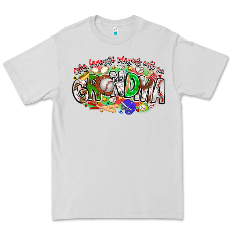 My Favorite Platers Call Me Grandma Baseball Premium Tee by CowhideDigitalArt | Teevron