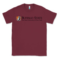Burgundy SUNY Buffalo State College Classic Tee - linhVisuals