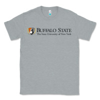 Heather Grey SUNY Buffalo State College Classic Tee - linhVisuals