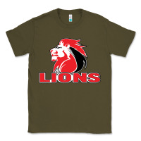 Army Green lions rugby super league Classic Tee - linhVisuals