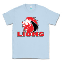 Dusty Blue lions rugby super league Classic Tee - linhVisuals