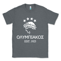 Charcoal Heather olympiakos greek Classic Tee - linhVisuals