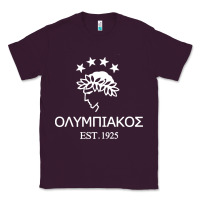 Plum olympiakos greek Classic Tee - linhVisuals