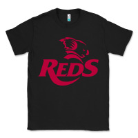 Black queensland reds rugby super league Classic Tee - linhVisuals