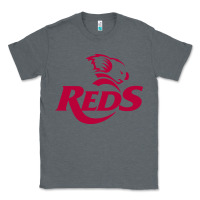 Charcoal Heather queensland reds rugby super league Classic Tee - linhVisuals