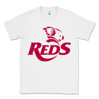 White queensland reds rugby super league Classic Tee - linhVisuals