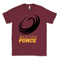 Burgundy western force rugby super league Classic Tee - linhVisuals