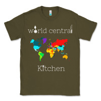 Army Green world central kitchen Classic Tee - linhVisuals