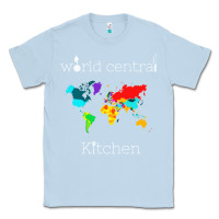 Dusty Blue world central kitchen Classic Tee - linhVisuals