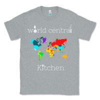 Heather Grey world central kitchen Classic Tee - linhVisuals