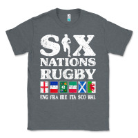 Charcoal Heather rugby 6 nations england france ireland italy scotland wales t shirt Classic Tee - linhVisuals