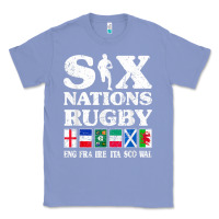 Colony Blue rugby 6 nations england france ireland italy scotland wales t shirt Classic Tee - linhVisuals