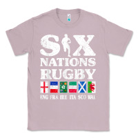 Lilac rugby 6 nations england france ireland italy scotland wales t shirt Classic Tee - linhVisuals