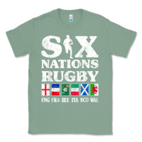 Sage rugby 6 nations england france ireland italy scotland wales t shirt Classic Tee - linhVisuals