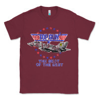 Burgundy top gun the best of the best Classic Tee - linhVisuals