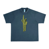 Midnight Navy saguaro cactus Urban Heavy Tee - LillyAllenDesigns