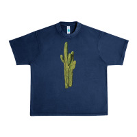 Navy saguaro cactus Urban Heavy Tee - LillyAllenDesigns