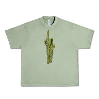 Oil Green saguaro cactus Urban Heavy Tee - LillyAllenDesigns