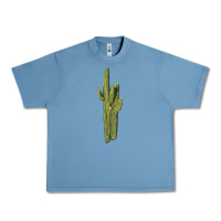 Pebble Blue saguaro cactus Urban Heavy Tee - LillyAllenDesigns