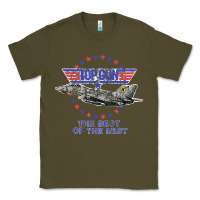 Army Green top gun the best of the best Classic Tee - linhVisuals
