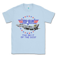 Dusty Blue top gun the best of the best Classic Tee - linhVisuals
