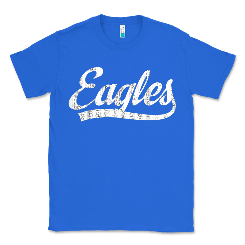 Eagles School Sports Fan Team Spirit Mascot Gift Classic Tee by linhVisuals | Teevron