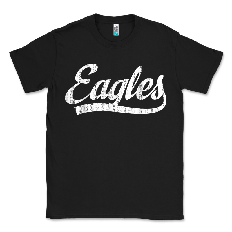 Eagles School Sports Fan Team Spirit Mascot Gift Classic Tee by linhVisuals | Teevron
