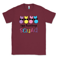 Burgundy easter egg hunting squad kindergarten squad girls boys kids Classic Tee - linhVisuals