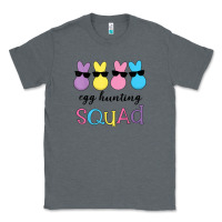 Charcoal Heather easter egg hunting squad kindergarten squad girls boys kids Classic Tee - linhVisuals