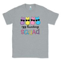 Heather Grey easter egg hunting squad kindergarten squad girls boys kids Classic Tee - linhVisuals