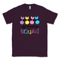 Plum easter egg hunting squad kindergarten squad girls boys kids Classic Tee - linhVisuals