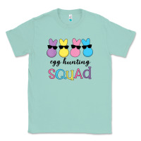 Seafoam easter egg hunting squad kindergarten squad girls boys kids Classic Tee - linhVisuals