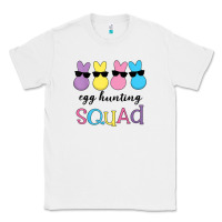 White easter egg hunting squad kindergarten squad girls boys kids Classic Tee - linhVisuals