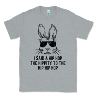Heather Grey sunglass bunny hip hop hippity  easter gift  mens & womens t shirt Classic Tee - linhVisuals