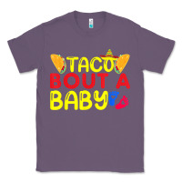 Lavender taco bout a baby pregnancy announcement cinco de mayo party t shirt Classic Tee - linhVisuals