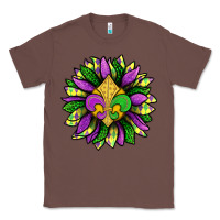 Chestnut Mardi Gras Sunflower Classic Tee - BundleAndBundleShop