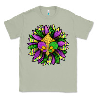Matcha Mardi Gras Sunflower Classic Tee - BundleAndBundleShop
