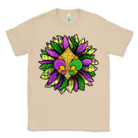 Mushroom Mardi Gras Sunflower Classic Tee - BundleAndBundleShop