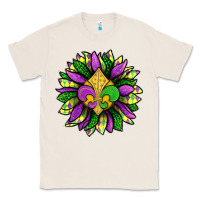 Natural Mardi Gras Sunflower Classic Tee - BundleAndBundleShop