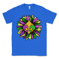 True Royal Mardi Gras Sunflower Classic Tee - BundleAndBundleShop