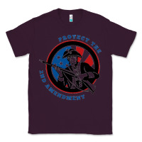 Plum american patriot Classic Tee - linhVisuals