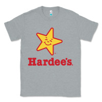 Heather Grey hardee's Classic Tee - linhVisuals
