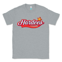Heather Grey hardee's Classic Tee - linhVisuals