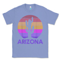 Colony Blue arizona   vintage retro cactus souvenir gift t shirt Classic Tee - linhVisuals