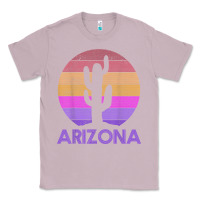 Lilac arizona   vintage retro cactus souvenir gift t shirt Classic Tee - linhVisuals