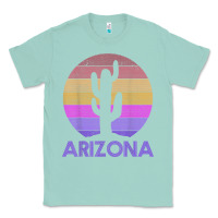 Seafoam arizona   vintage retro cactus souvenir gift t shirt Classic Tee - linhVisuals