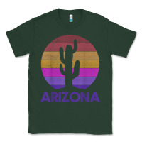 Sports Green arizona   vintage retro cactus souvenir gift t shirt Classic Tee - linhVisuals