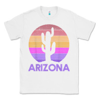 White arizona   vintage retro cactus souvenir gift t shirt Classic Tee - linhVisuals