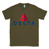 Army Green DELTA Classic Tee - linhVisuals
